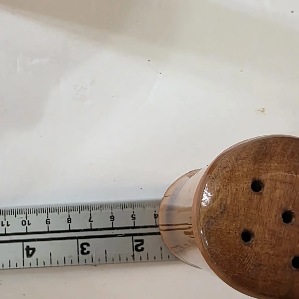 Vtg Bamboo Hawaii Salt Pepper Shaker Hawaii Souviner Set #287